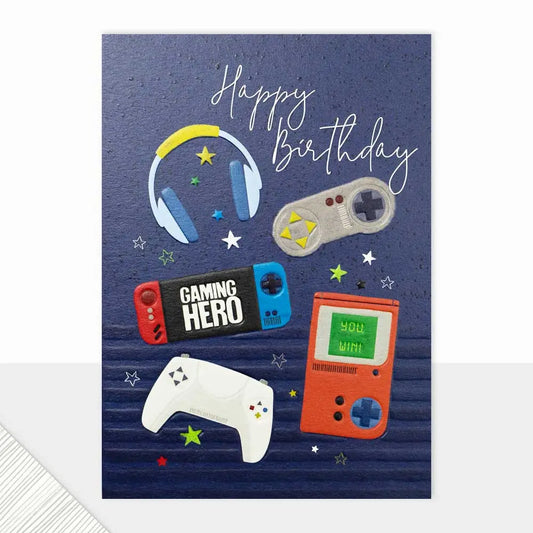Gaming birthday card