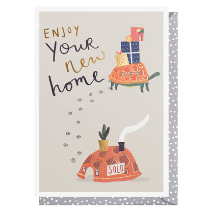 New Home Turtle Card | New Home | Animal Cards