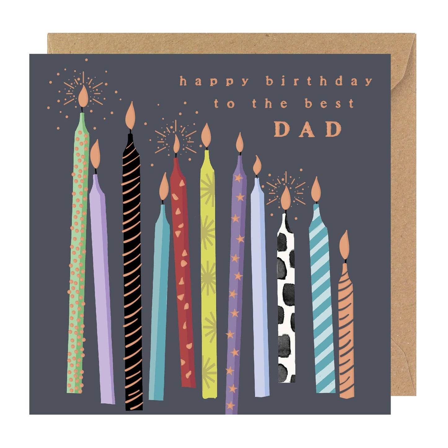 Happy Birthday to the best Dad - Party Candles