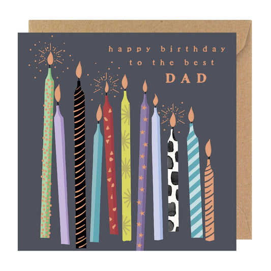 Happy Birthday to the best Dad - Party Candles