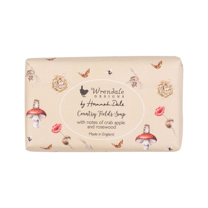 Country fields soap bar - Wrendale