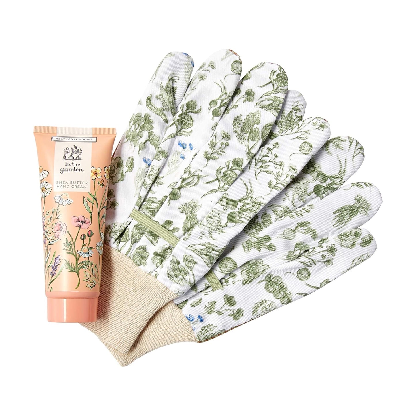 In the garden gloves & hand cream set - Heathcote & Ivory