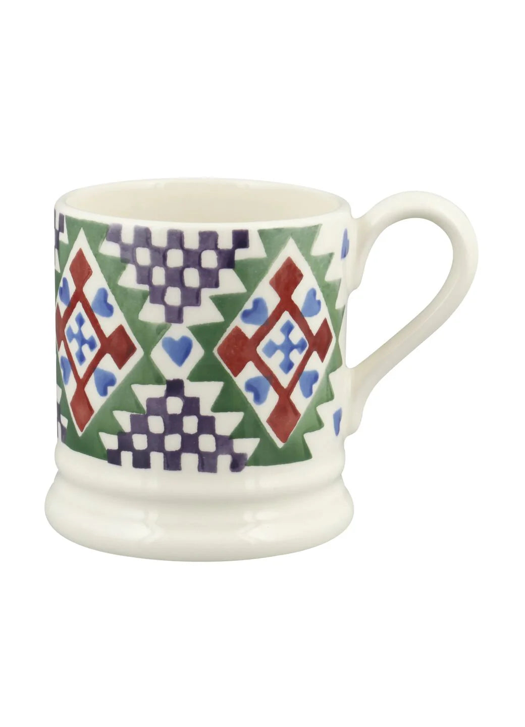 Christmas Quilt half pint mug set of 2 - Emma Bridgewater