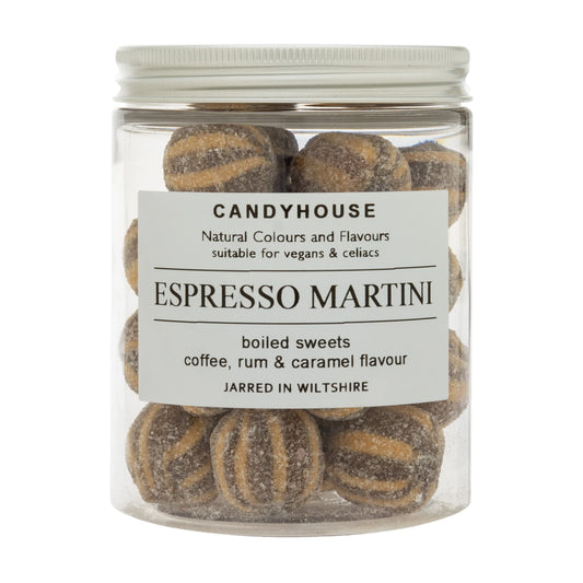 Candyhouse Espresso Martini boiled sweets in jam jar
