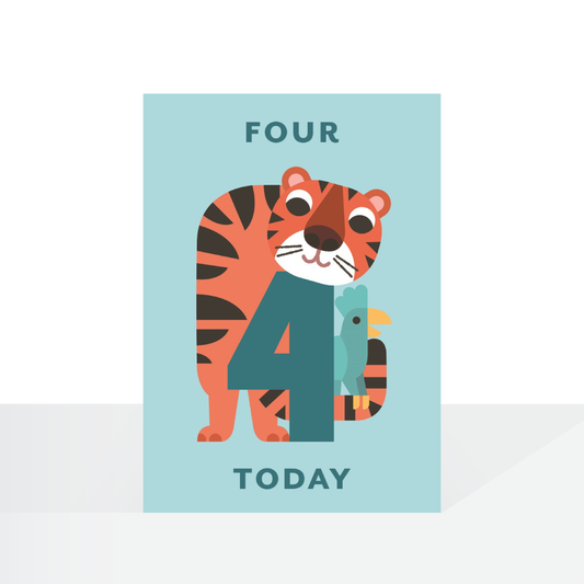 4 today tiger, card