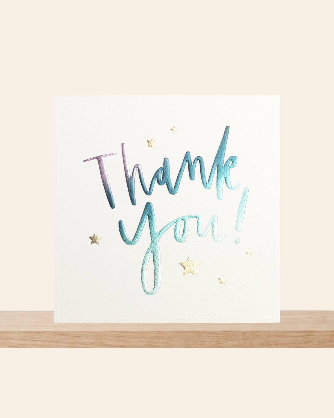 Thank you, ombré text