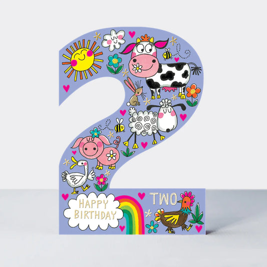 2nd children’s birthday card farm - Cookie cutter