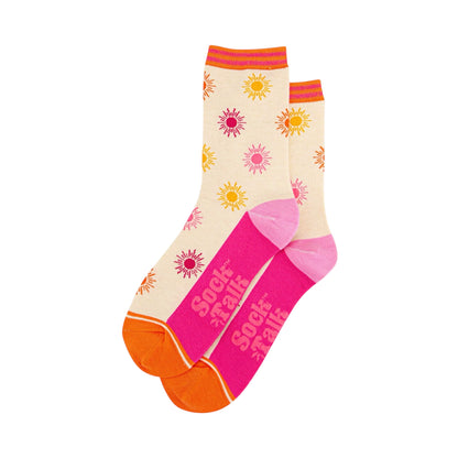 Ladies bamboo socks - Sunshine