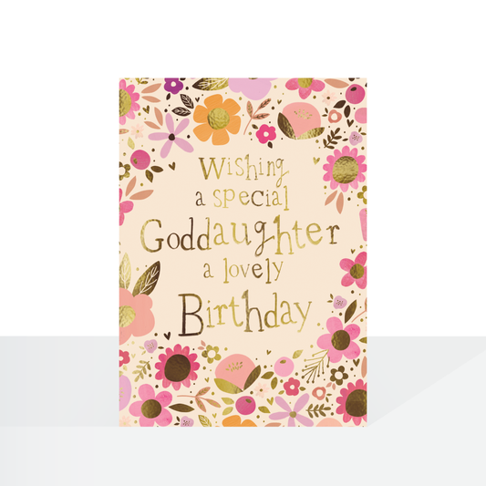 Special Goddaughter birthday card