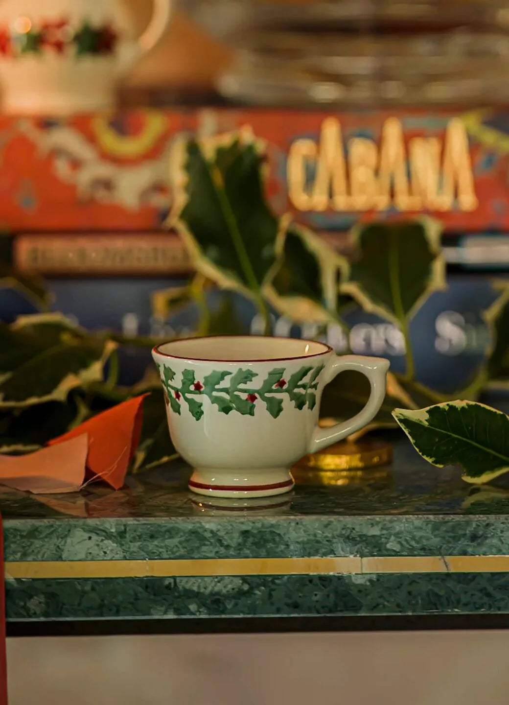 Christmas Tiny Holly tiny teacup - Emma Bridgewater
