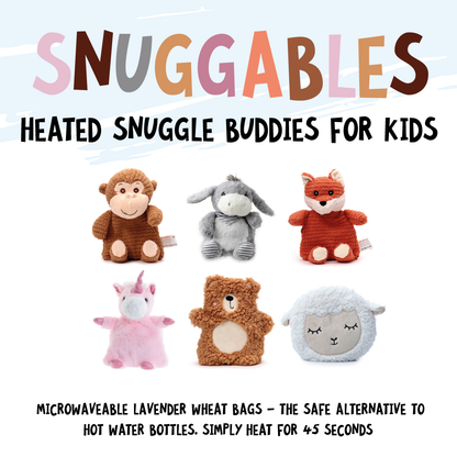 Snuggables microwave heat pack fox