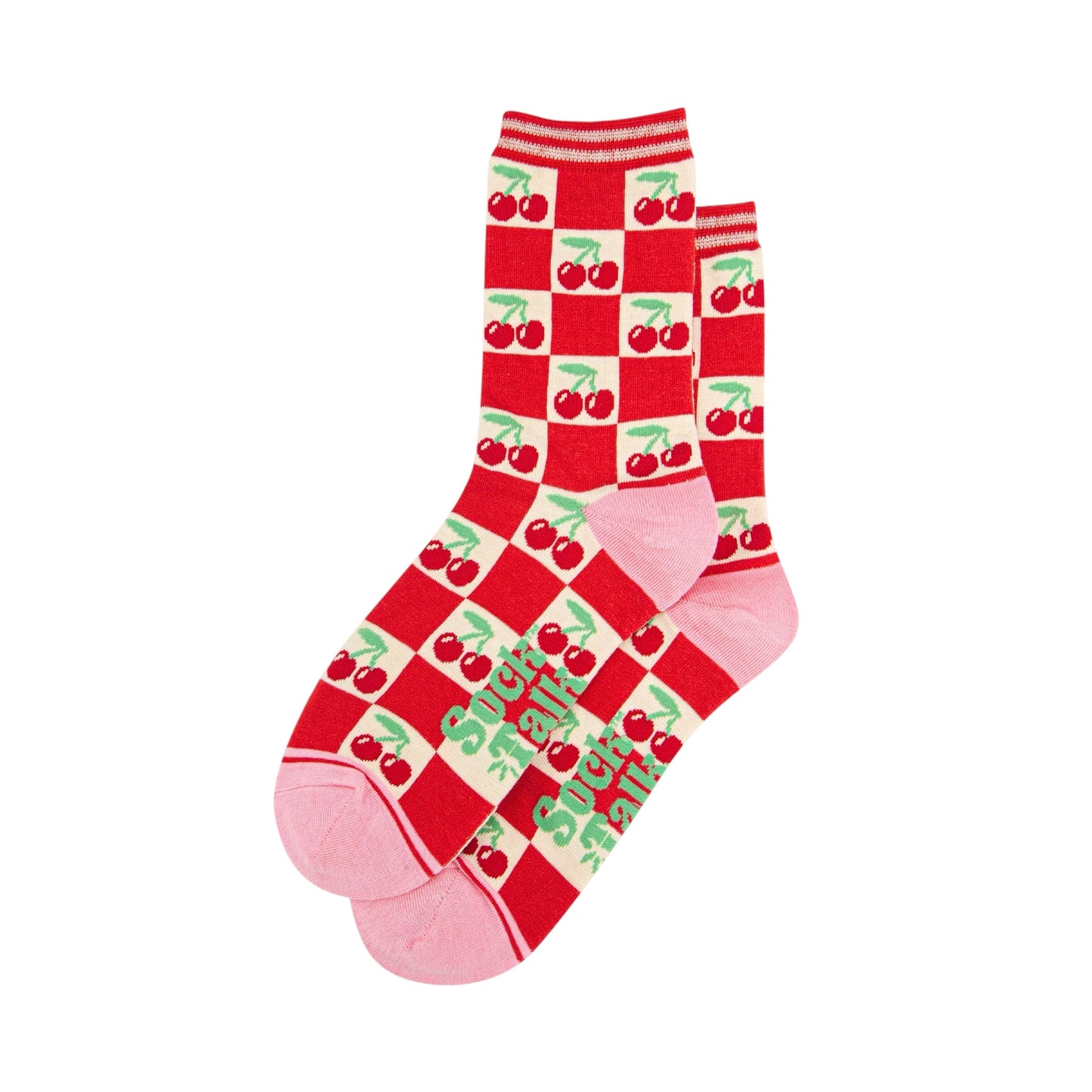 Ladies bamboo socks - Juicy cherry