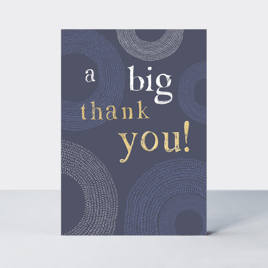 A big thank you - card
