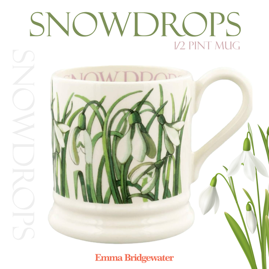 Snowdrops -  Emma Bridgewater half pint mug