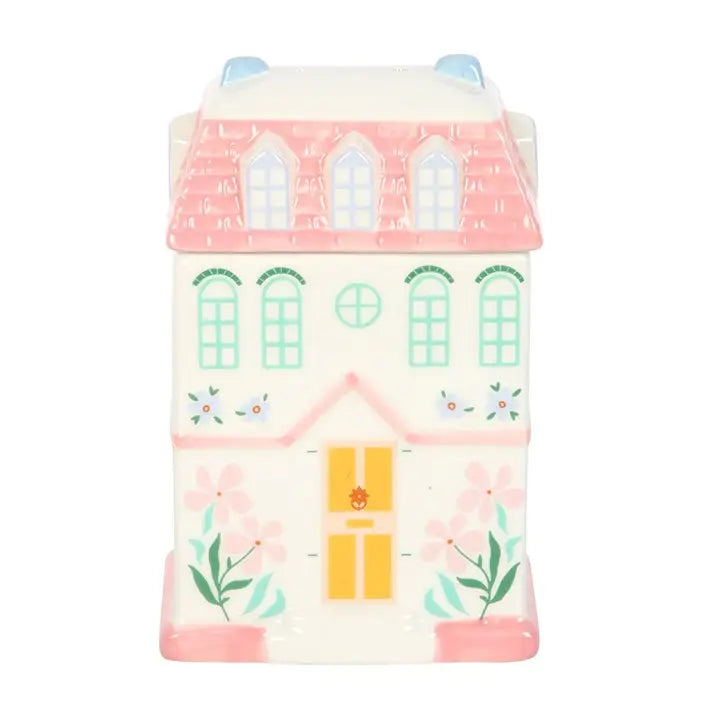 Pastel house wax or oil burner