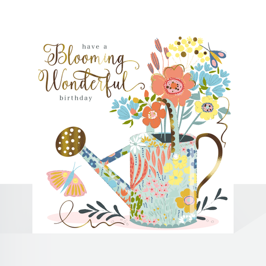 Blooming wonderful - birthday card
