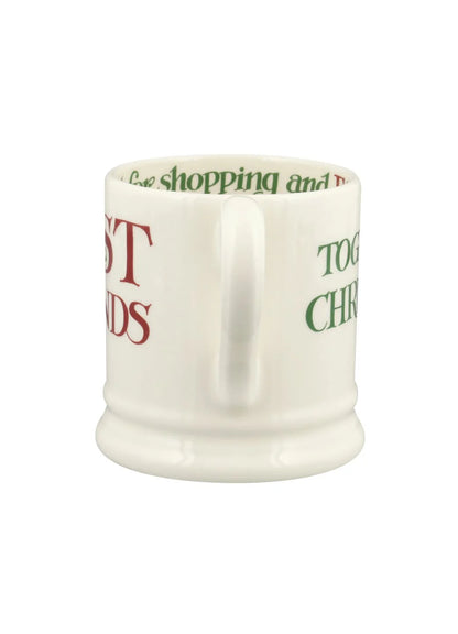 Christmas Toast Best of Friends half pint mug - Emma Bridgewater