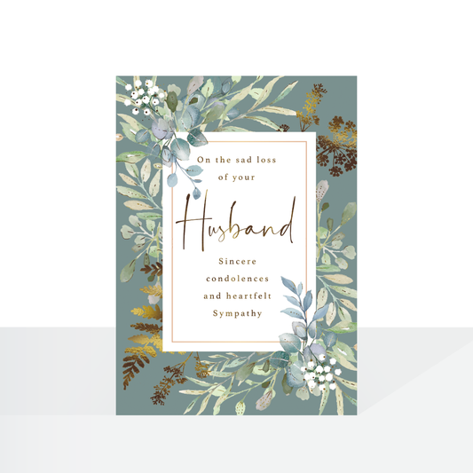 Sympathy Husband loss card