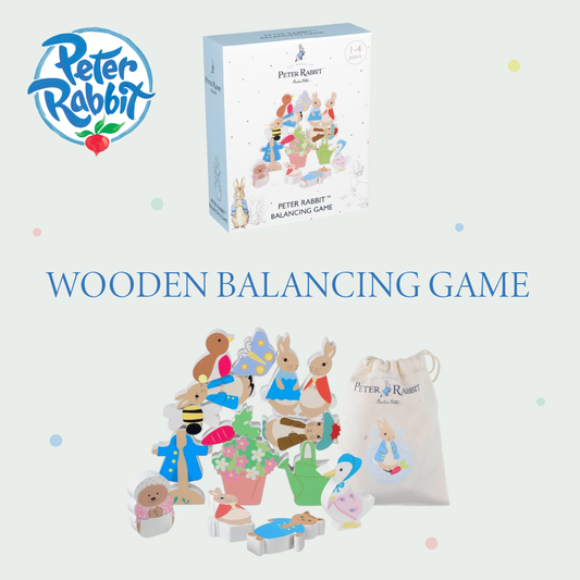 Peter Rabbit balancing game wooden baby gift - Orange Tree Toys