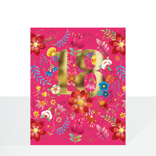 18th birthday card - Folksy
