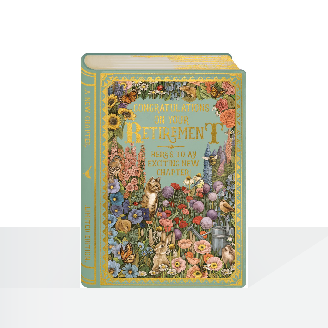 Retirement Storybook card - The Artfile