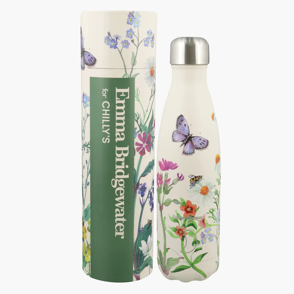 Wild Flowers - Chilly’s insulated bottle 500ml - Emma Bridgewater