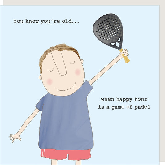 Padel - birthday card male