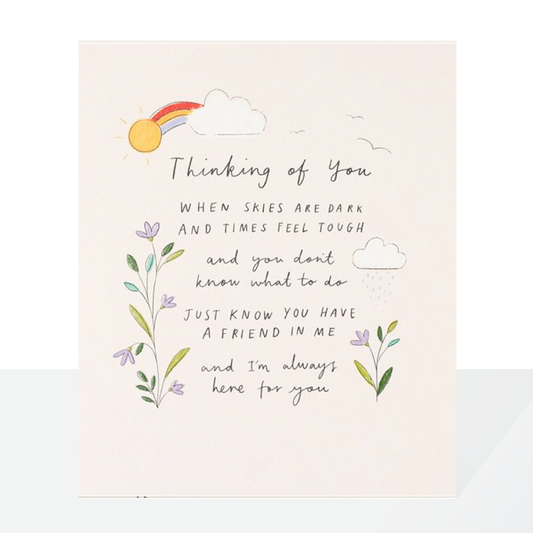 Thinking of you - from a friend