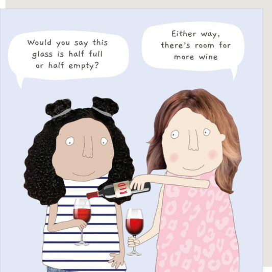More wine - Rosie Made A Thing card