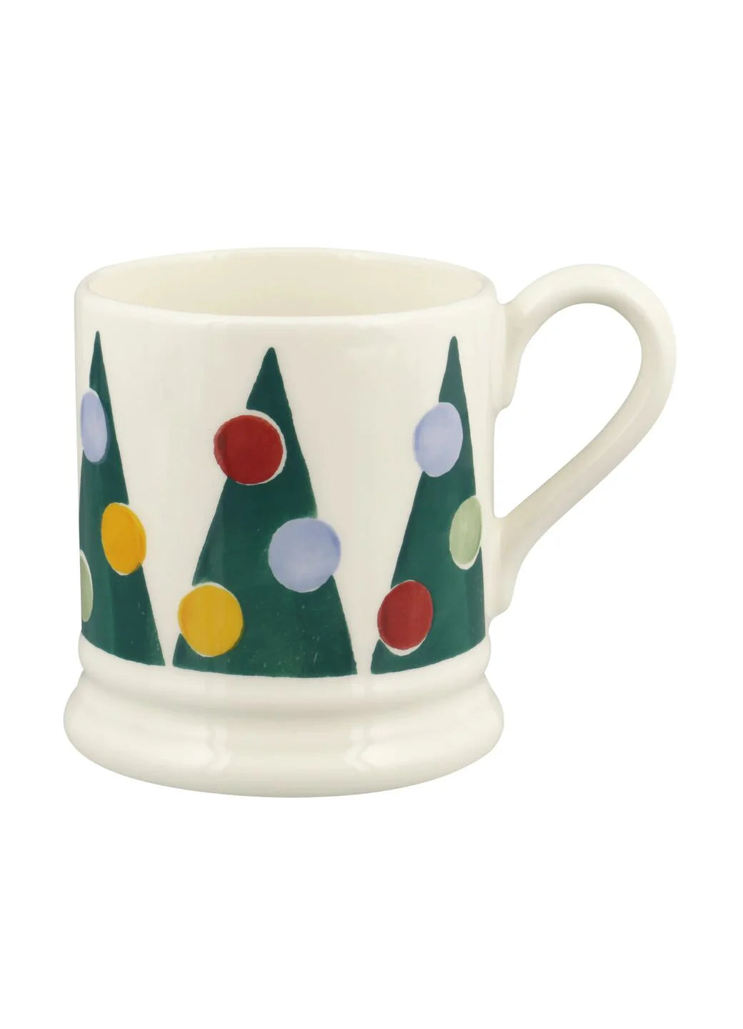 Christmas Polka Dot Trees half pint mug - Emma Bridgewater