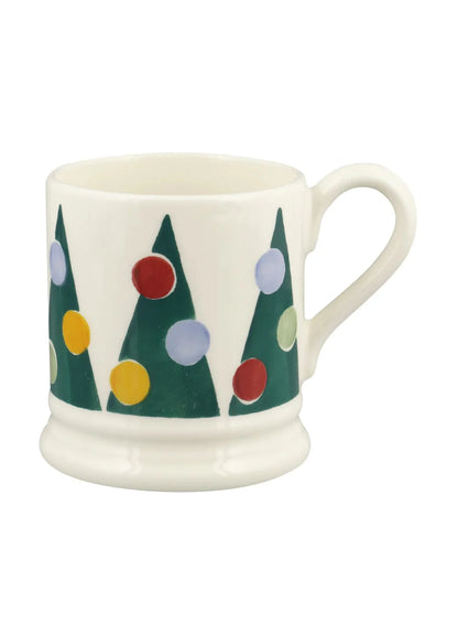 Christmas Polka Dot Trees half pint mug - Emma Bridgewater