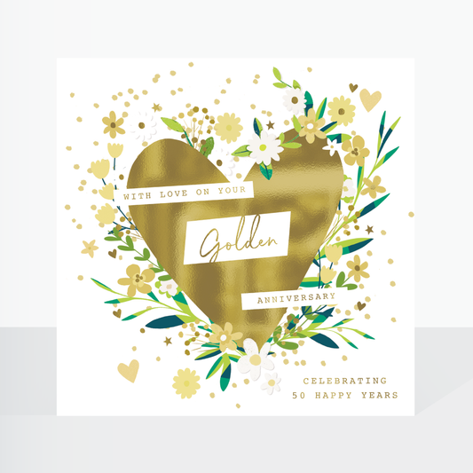 Golden Anniversary 50 years card