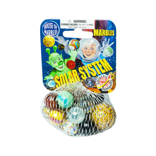 Solar system bag of marbles
