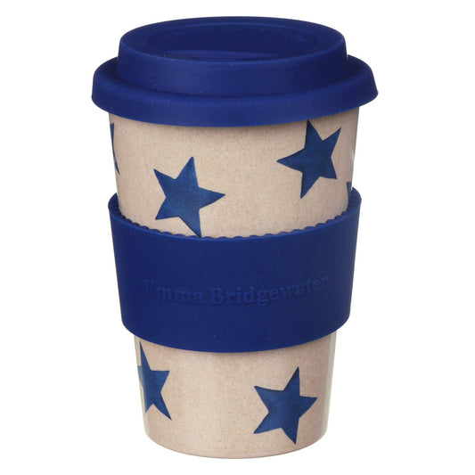 Emma Bridgewater travel mug, blue stars