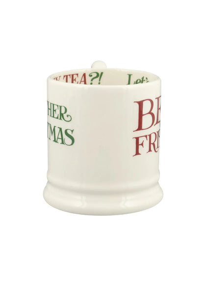 Christmas Toast Best of Friends half pint mug - Emma Bridgewater