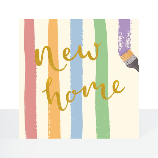New home paint strokes - card