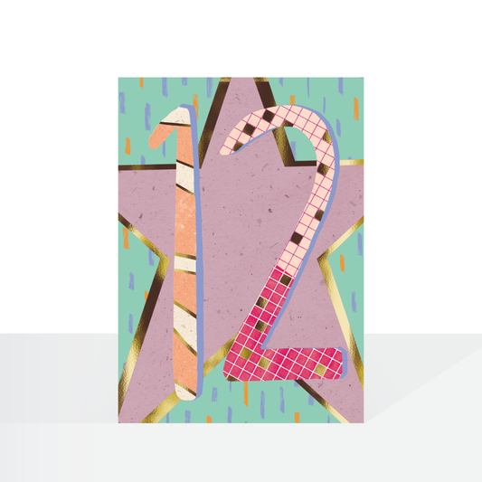 12th birthday star card