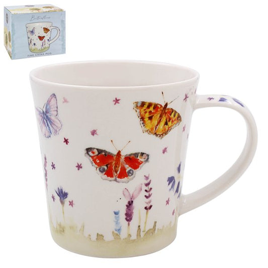 Feather + Fur “Butterflies” mug