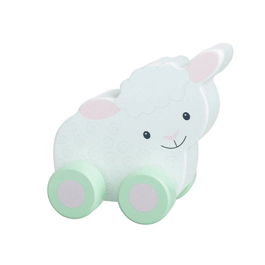 Push along lamb wooden baby gift - Orange Tree Toys
