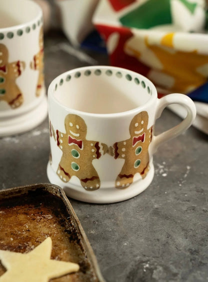 Christmas Gingerbread Man small mug - Emma Bridgewater