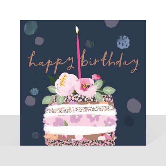 Happy birthday cake card - Stephanie Dyment