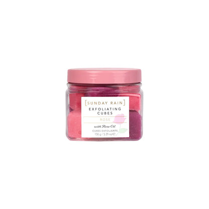 Exfoliating cubes - Rose