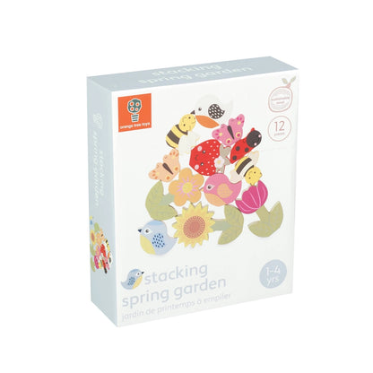 Spring garden balancing game wooden baby gift - Orange Tree Toys