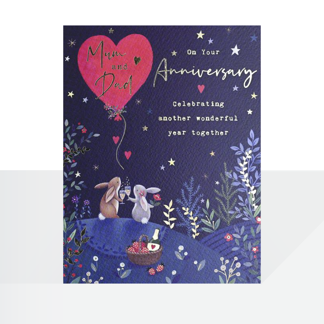 Mum & Dad anniversary rabbits