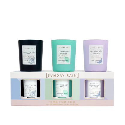 Mini scented candle trio