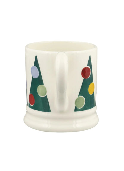 Christmas Polka Dot Trees half pint mug - Emma Bridgewater