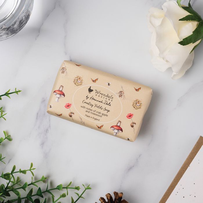 Country fields soap bar - Wrendale