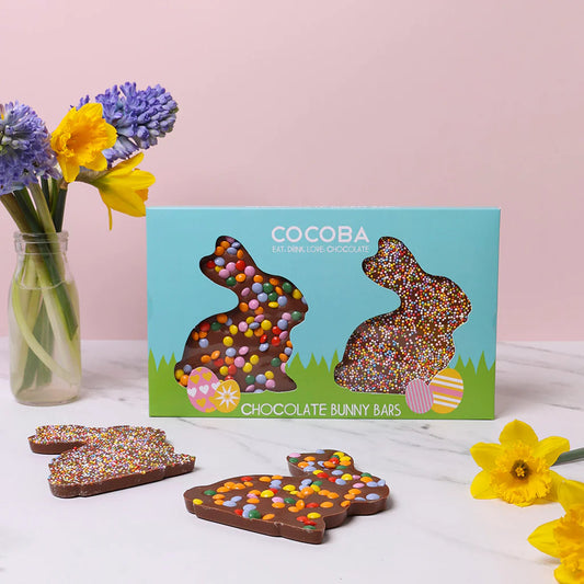 Cocoba chocolate bunny bars