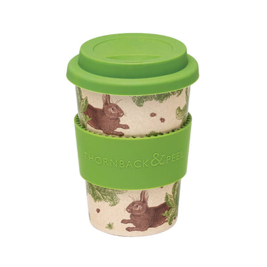 Thornback + Peel “Cabbage & Rabbits” travel mug