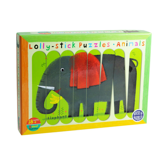 Lolly stick puzzles ~ Animals
